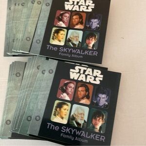 Lot of 24 Star Wars The Skywalker Family Album Books
